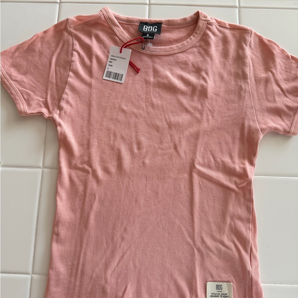 BDG Urban Outfitters Light Pink Short Sleeve Tee